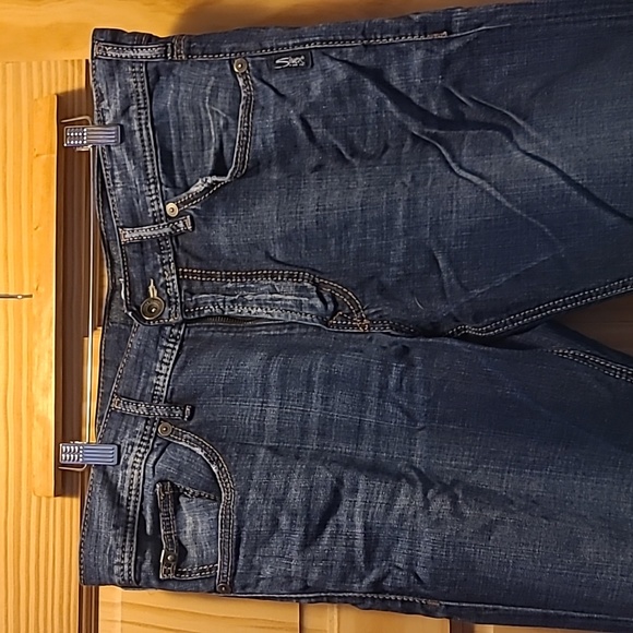 Mens silver jeans, Zac. Dark blue denim. Size W38/L36 - Picture 2 of 5